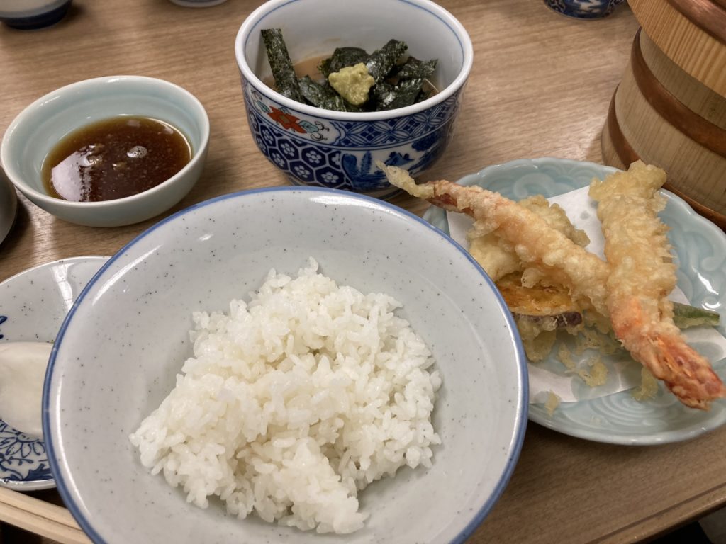 天ぷらセットランチ